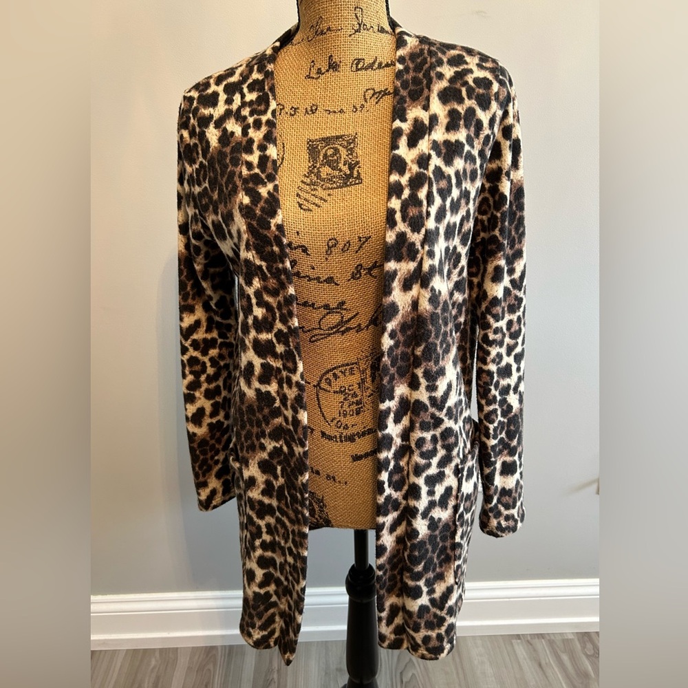 Leopard Cardigan, Small